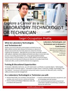 Laboratory Technologist or Technician