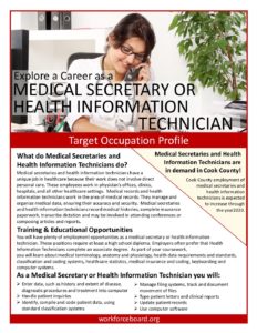 Medical Secretary or Health Information Technician