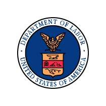 Seal of the Department of Labor of the United States of America.